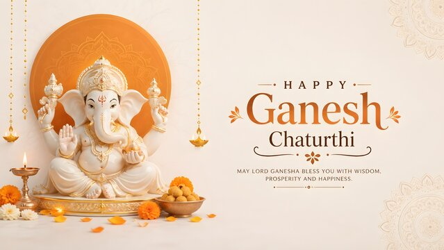 September 14 Ganesh Chaturthi Festival Celebration with Lord Ganesha and Festive Art Day