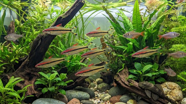 Denison barb aquarium