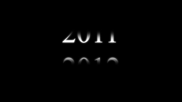 Year scrolling from 2000 to 2030 years smooth animation. 2000 to 2035 Year Scrolling Text Animated.