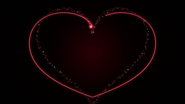 Draws a heart shape