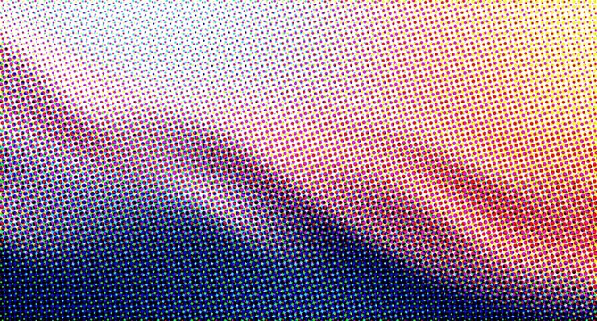 Retro halftone gradient background, vintage purple and orange pop art texture, abstract dotted pattern for web design