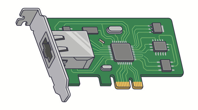 Pci express graphics card with metal bracket