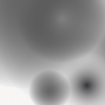 Abstract grayscale background with soft gradients and dark circular patterns