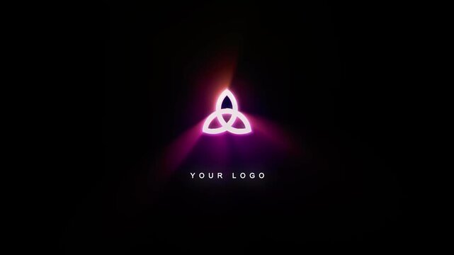 Cinematic Logo Reveal Animation with Dramatic Glowing Light and Modern Branding