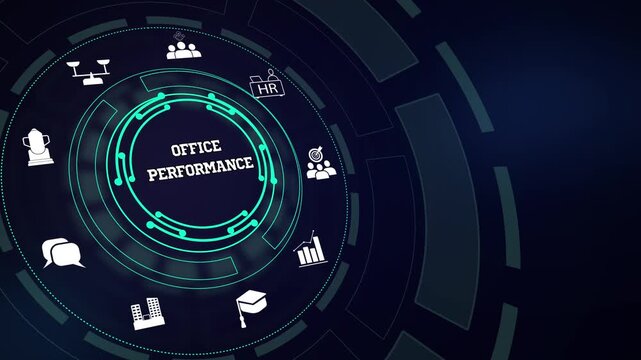 Optimizing administrative outputs using an advanced office performance telemetry control board display