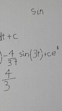 Animation of mathematical data processing over grey background
