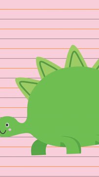 Animation of dragon drawing over red and blue lines against white background