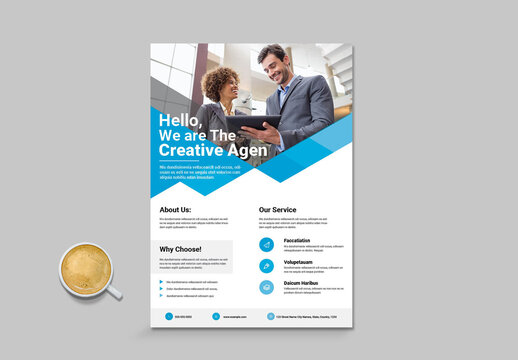 Creative Agency Flyer Template