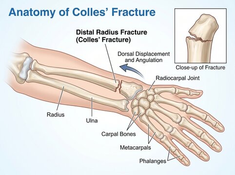 Anatomy Of Distal Radius Colles Fracture