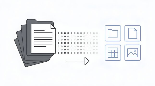 Data transfer and organization concept