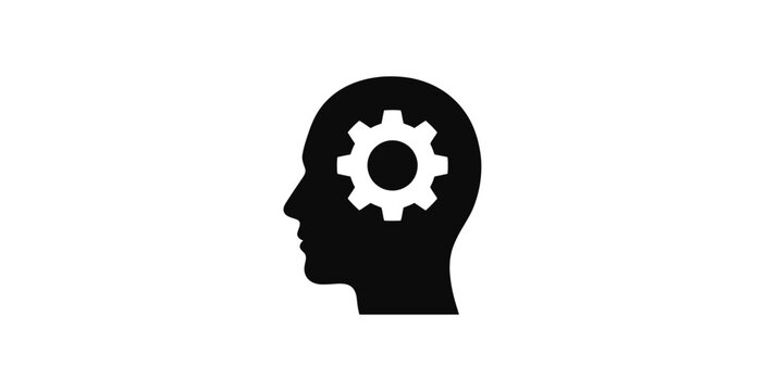 Human Head Gear Icon