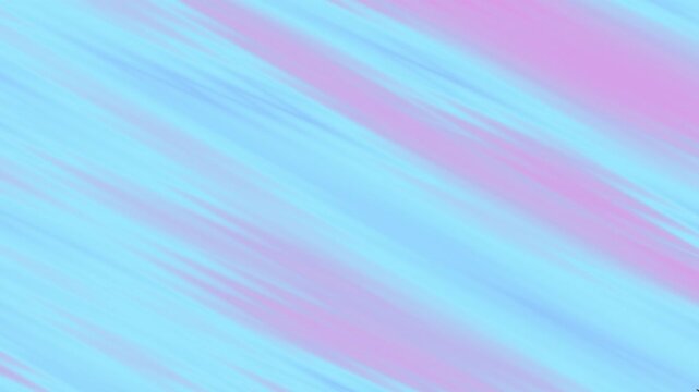 Pale blue and pink bands blend across the frame in soft blurred diagonal streaks of varying width, rippling slowly like light on a water surface, as a full frame loop.