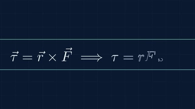 Torque Formula Rotational Physics