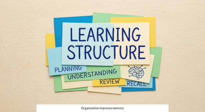 Learning Structure Concept with Planning, Understanding, Review, and Recall Terms
