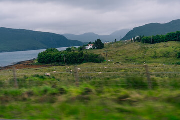 Abandoned traditional croft house at Airidh a Bhruaich on Loch Seaforth, Isle of Lewis, Outer Hebrides, Scotland, UK - 4 September 2026 © IBRESTER