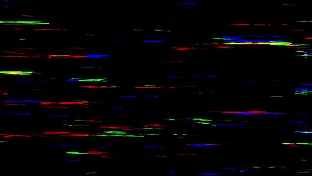 Retro VHS Scan Noise Glitch Error Video Damage screen