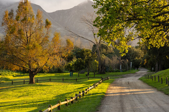 Klein River and Mountains at sunrise, Stanford, South Africa