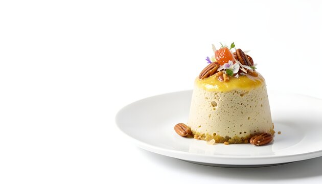 Nance gourmet coconut almond mousse premium commercial food photography