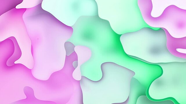 Soft layered abstract pastel smooth gradients and subtle shadows background animation