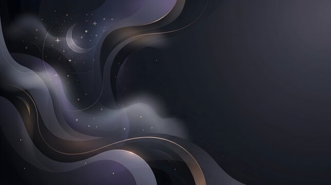 Elegant Abstract Halloween Gradient Background for Seasonal Design