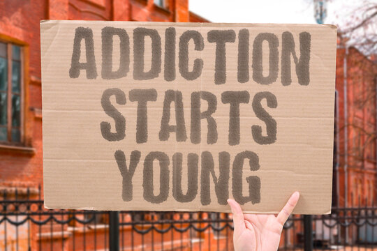 "Addiction starts young" Teenagers experiment with substances and develop chemical dependencies. YOUTH. ADOLESCENCE. GATEWAY. PREVENTION. DEVELOPMENT.