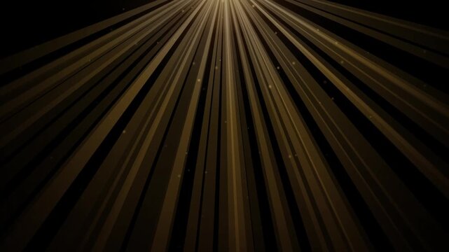 Warm Golden Rays and Floating Dust Particles Motion Loop