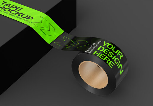 Duct Tape Roll Mockup