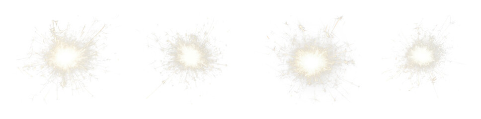 Fototapeta premium PNG Sparkling festive celebration elements on transparent background
