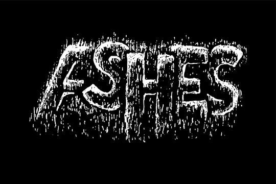 Brutal Distressed Text - ASHES
