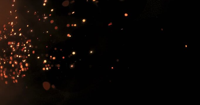 The stunning metal sparkle effects showcased on a deep black background are truly ideal for creating captivating motion graphics, as well as enhancing visual storytelling in various media forms