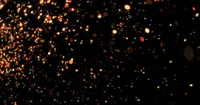 The shimmering metal sparkles against a deep black backdrop, making it an ideal choice for designers crafting abstract visuals for motion graphics and effects in their creative projects
