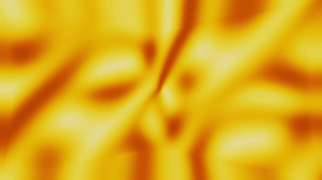 Abstract Golden Yellow Fluid Blur Background with Soft Light Motion Graphic