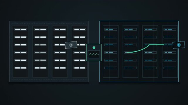 Living computational ecosystem where the digital twin predicts warehouse operations 0.6 seconds ahead before physical autonomous mobile robots follow optimized routes.
