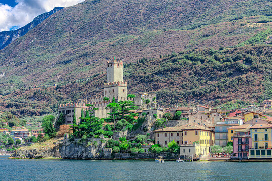 Malcesine am Gardasee -in Italien Europa  