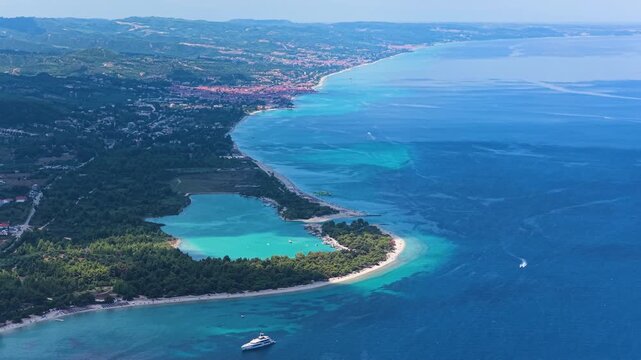 Lagoon Beach turquoise coastline featuring clear water sandy