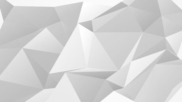 Clean abstract geometric pattern with dynamic low poly motion background, concept for modern corporate presentation design, futuristic website banner and digital technology promotion