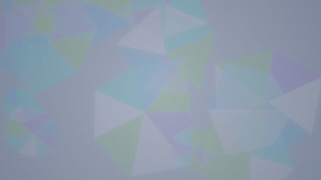 Abstract geometric pattern with soft pastel poly motion background, concept for modern digital art presentation, website wallpaper design and corporate event backdrop