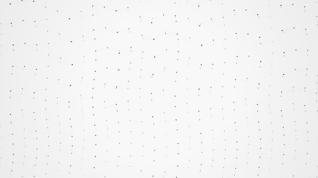 Minimalist white abstract background with subtle geometric dotted pattern, concept for digital art presentation, corporate website backdrop and modern graphic design