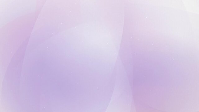 Translucent curved shapes and floating particles seamless loop motion