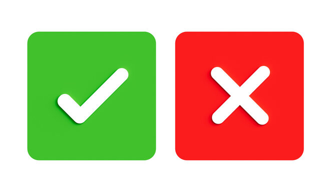 Check and Cross Icons