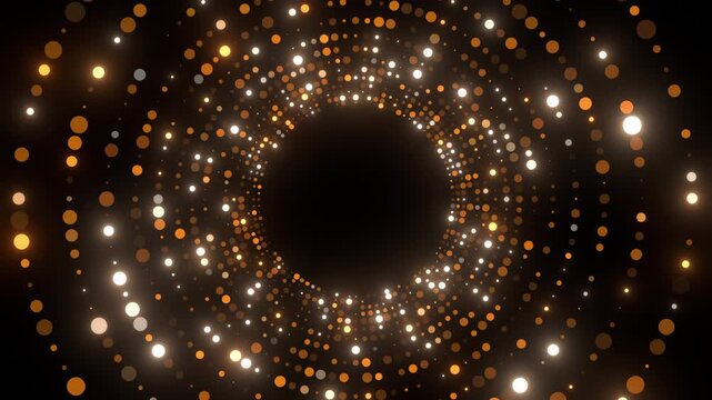 gold glitter lights celebration backdrop video