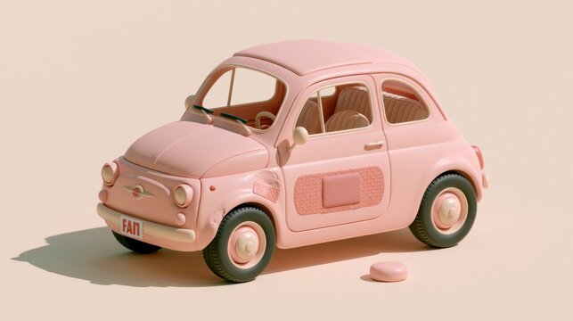 A soft clay scene features a tiny car with a band-aid on its fender, highlighting a humorous take on accident repairs and auto claims.