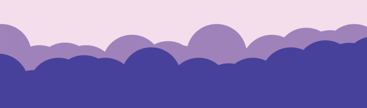 Soft pastel cloud gradient background isolated on white background