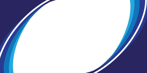 Obraz premium Modern Blue curved gradient border frame Business style for presentation banner Background