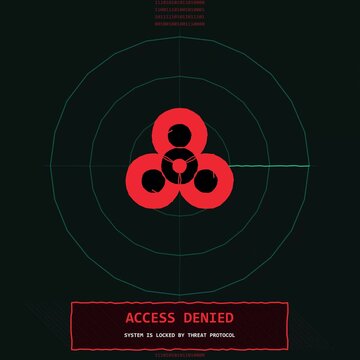Digital Cyber Security Alert Malware Detection Interface