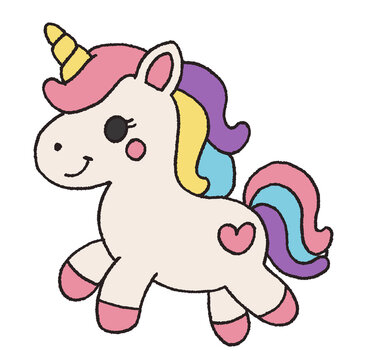 unicorn cute rainbow horse magic