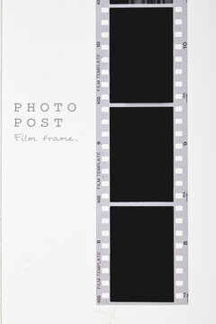 Vintage analog camera film frame mockup with copy space for story post design.