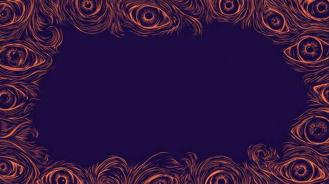 Vibrant Abstract Eye Frame Texture