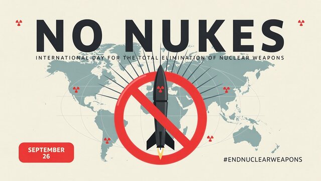 No nukes international elimination awareness poster