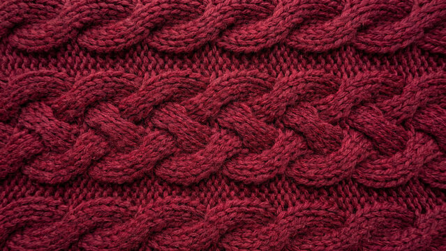 cable knit sweater texture close-up background
